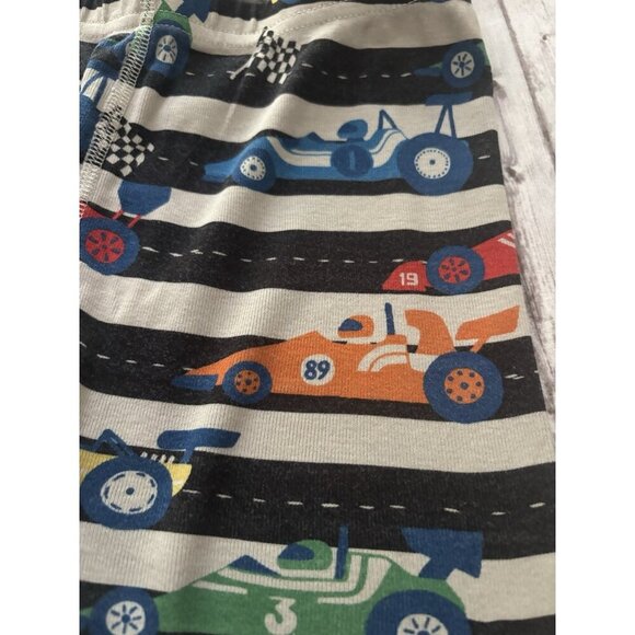Hanna Andersson Race Car Pajamas Set Size 8 Shorts Long Sleeves Boys Kids - Picture 3 of 9